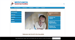 Desktop Screenshot of medicamon.de