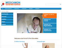 Tablet Screenshot of medicamon.de